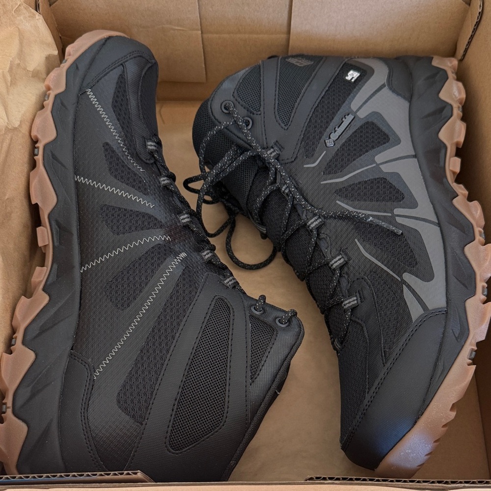 Men's Black Outdoor Hiking Boots